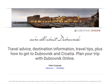 Tablet Screenshot of dubrovnik-online.net